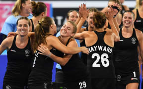 The Black Sticks celebrate their Commonwealth Games win over England