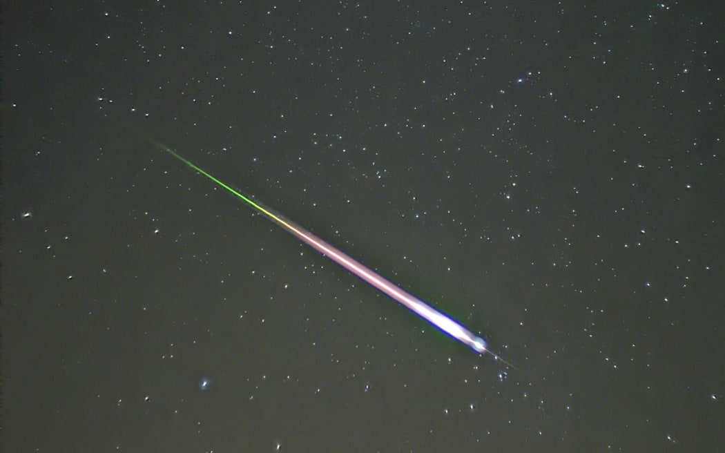 A meteor photographed in 2009