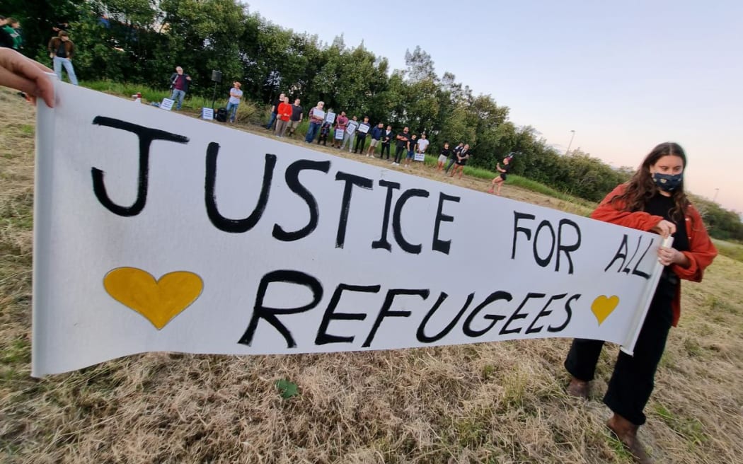 Around 50 people held a protest at Brisbane's immigration detention centre, BITA ( Brisbane Immigration Transit Accommodation), yesterday Sunday, June 11 2023.