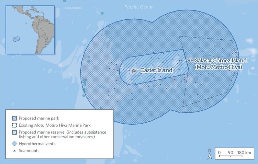 Proposed Easter Island Marine Park.