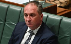Deputy Prime Minister Barnaby Joyce during Question Time in the House of Representatives at Parliament House in Canberra, Thursday, February 8, 2018.
