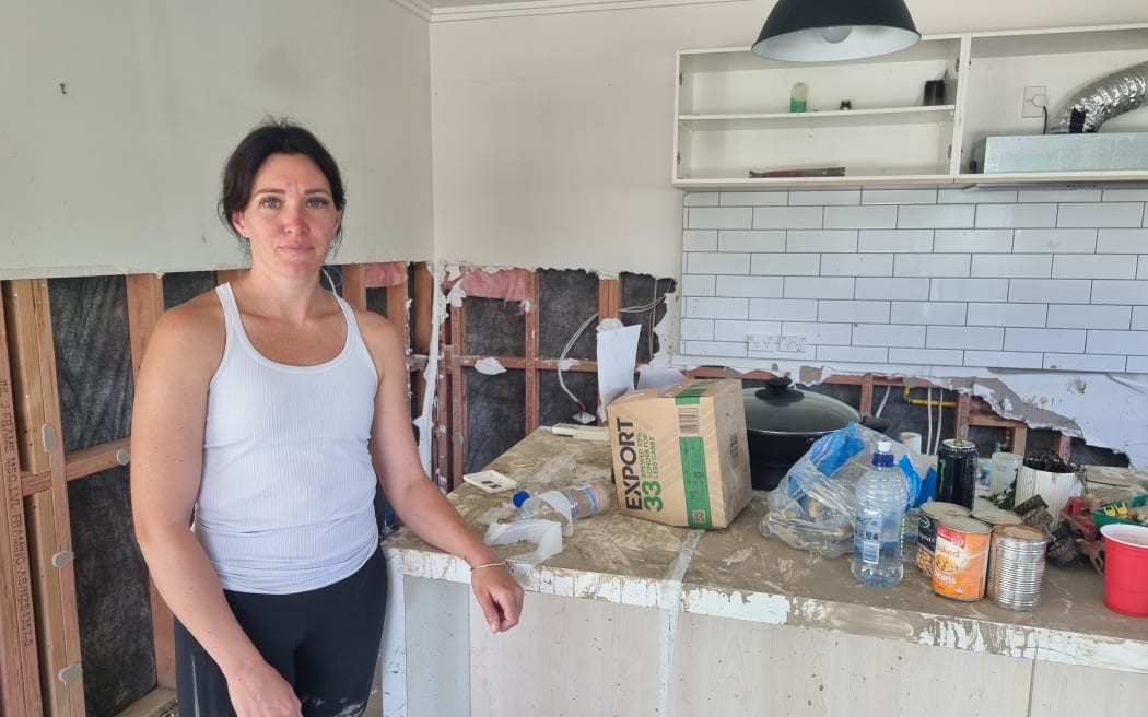 Danelle Kendrick standing in her Eskdale home.