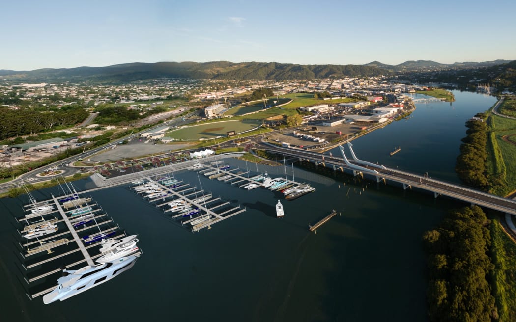 Northland's new $20 million Okara marina artist's impression