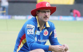 Daniel Vettori coaching the Royal Challengers Bangalore team this year.