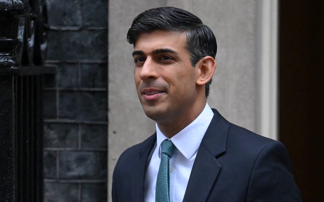 British Prime Minister Rishi Snack leaving 10 Downing Street in central London on March 8, 2023.