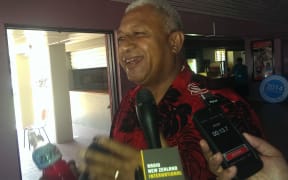 Frank Bainimarama on the eve of his landslide victory in the 2014 elections, the first since his 2006 coup
