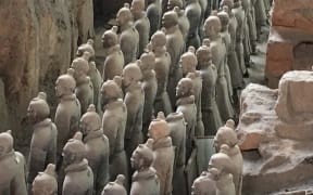 All lined up: The terracotta warriors in Xi'an
