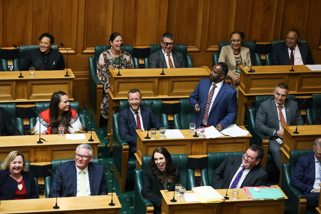 Labour MP Ibrahim Omer gets his colleagues laughing during his maiden speech at Parliament