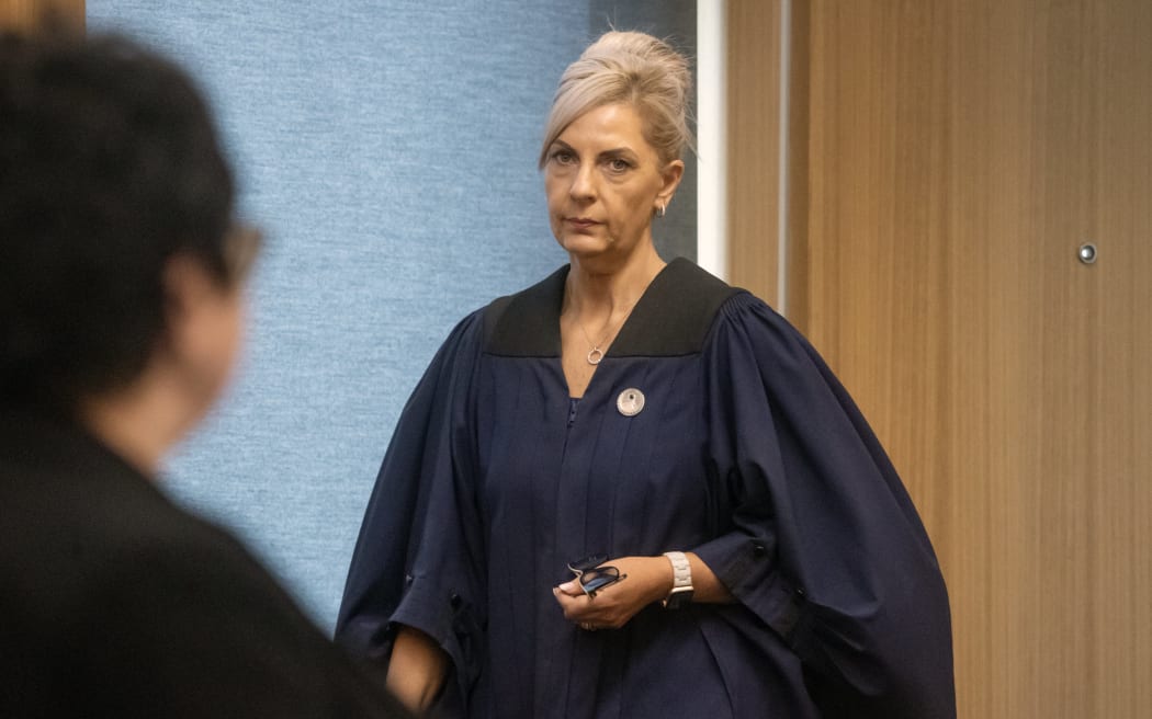 29th November 2023 Iain McGregor/The Press/Pool Christchurch Masjidain Attack Coronial hearing. Coroner Brigitte Windley.