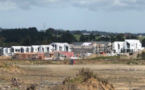 A new housing development underway near Westgate in Auckland.