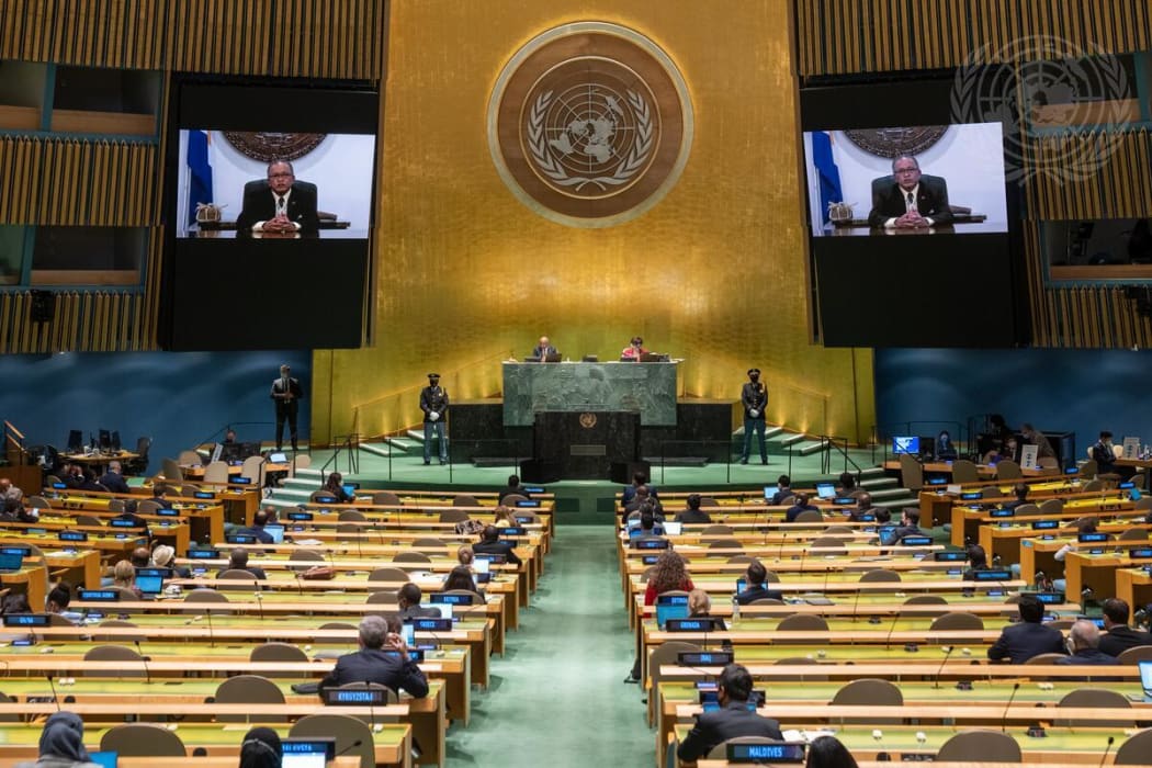 Marshall Islands president urges UN to monitor geopolitical tension in