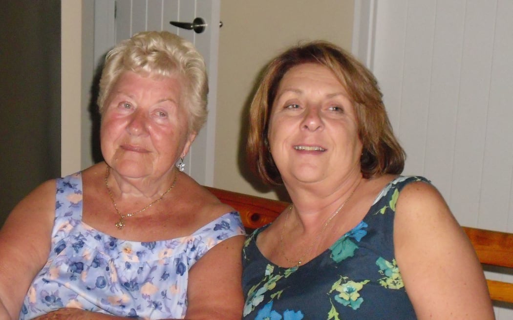 Norah Cheetham, 83, and her daughter Carole Barker.