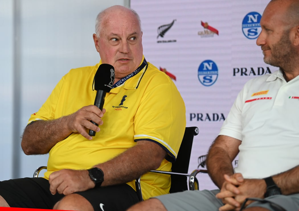 Race Director Iain Murray at the Prada Cup opening press conference ahead of the start of Prada Cup sailing regatta to find a winner to challenge for the 36th America's Cup Auckland, New Zealand. Tuesday 14 January 2020.