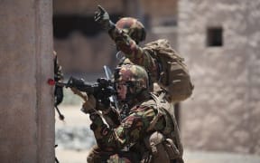 NZ Army soldiers carry out patrol exercises at Marine Corps Base Camp Pendleton in California last year as part of exercise Dawn Blitz.