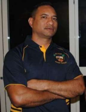 Niue Rugby League Coach, Brendan Perenara