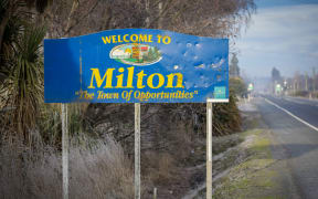 Milton sign
Milton is in the Clutha District, Otago.