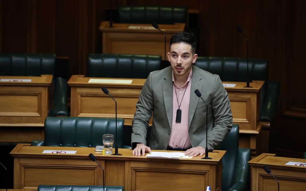 Green MP Ricardo Menendez March adding his piece to the Black Caps motion