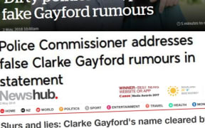 Online headlines marking the rumours crossing into mainstream news.