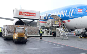 This Air Tahiti Nui flight collected supplies from China