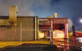 Fire at Romano's pizza in Hillsborough, Christchurch