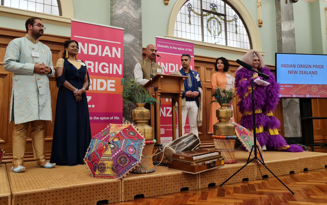 The launch of Indian Origin Pride New Zealand at Parliament on 10 May, 2022.