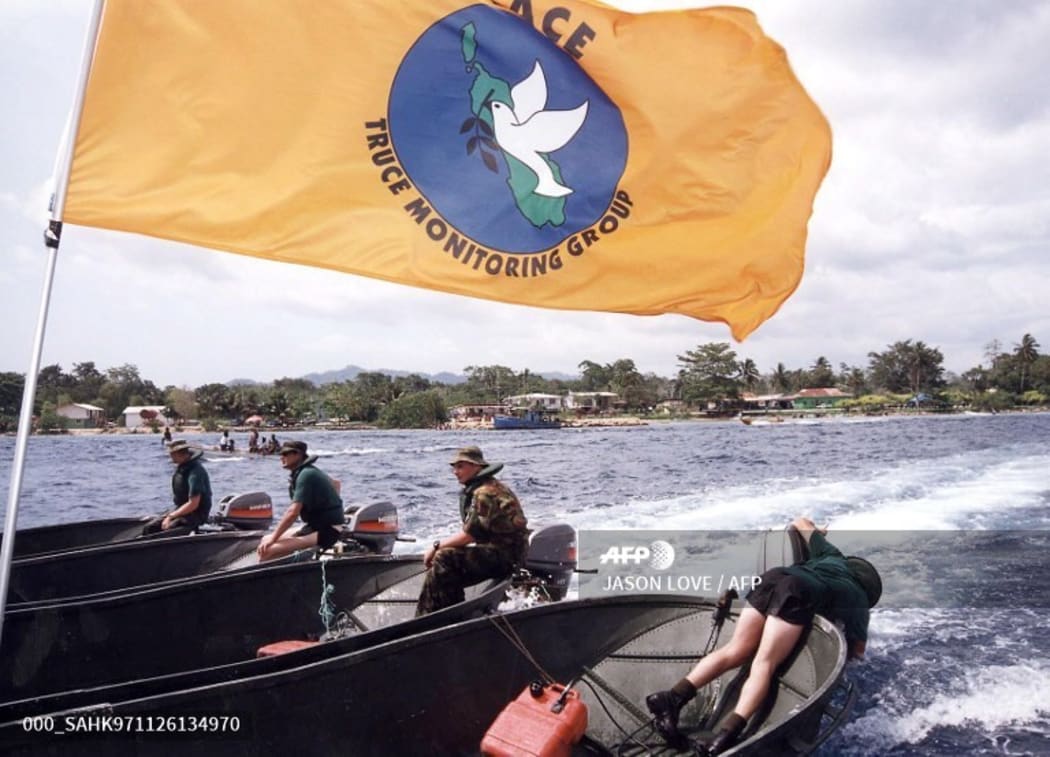 Truce Monitoring Group in Bougainville after civil war