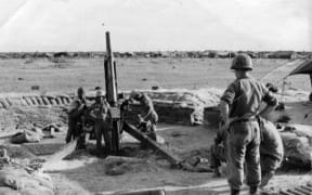 Gunners of the Royal New Zealand Artillery 161 Battery, which served in the Vietnam War.
