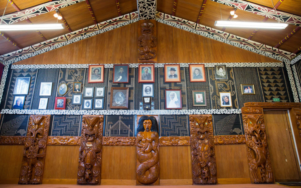 The Wharenui at Te Puea Marae in Manger