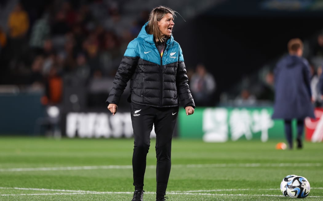 New Zealand's head coach Jitka Klimkova during Norway vs New Zealand at Eden Park.