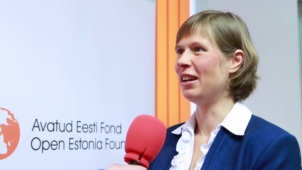 Estonian President Kersti Kaljulaid