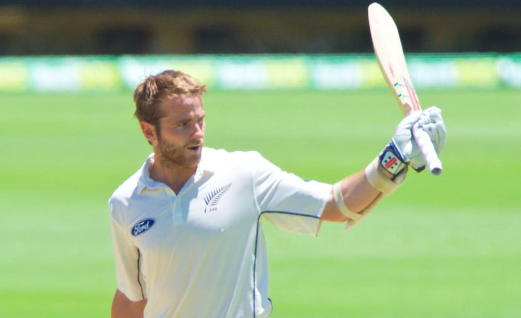 Kane Williamson after scoring his 12th Test century at Perth, 2015.