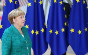 German Chancellor Angela Merkel attends the EU Leaders summit in Belgium, to focus on the migrant issue, the relations with the US, cooperation in defense and security, and the economic and monetary union.