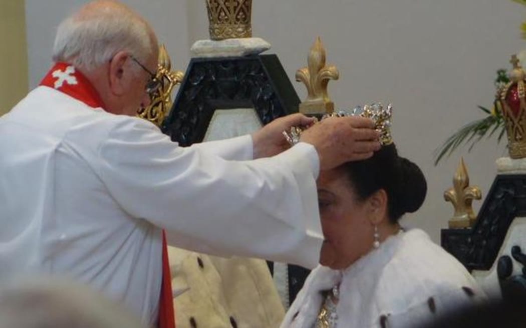 Queen Nanasipau'u is formally crowned in Nuku'alofa on Saturday morning at the coronation of King Tupou VI