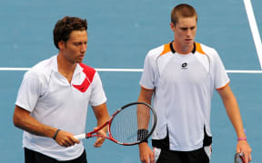 Marcus Daniell and Artem Sitak on Davis Cup duty
