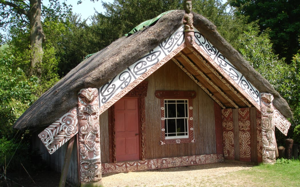 Historic meeting house Hinemihi has stood near Clandon House in Surrey since the 1890s.