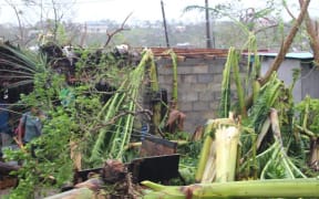 Homes destroyed in Vanuatu