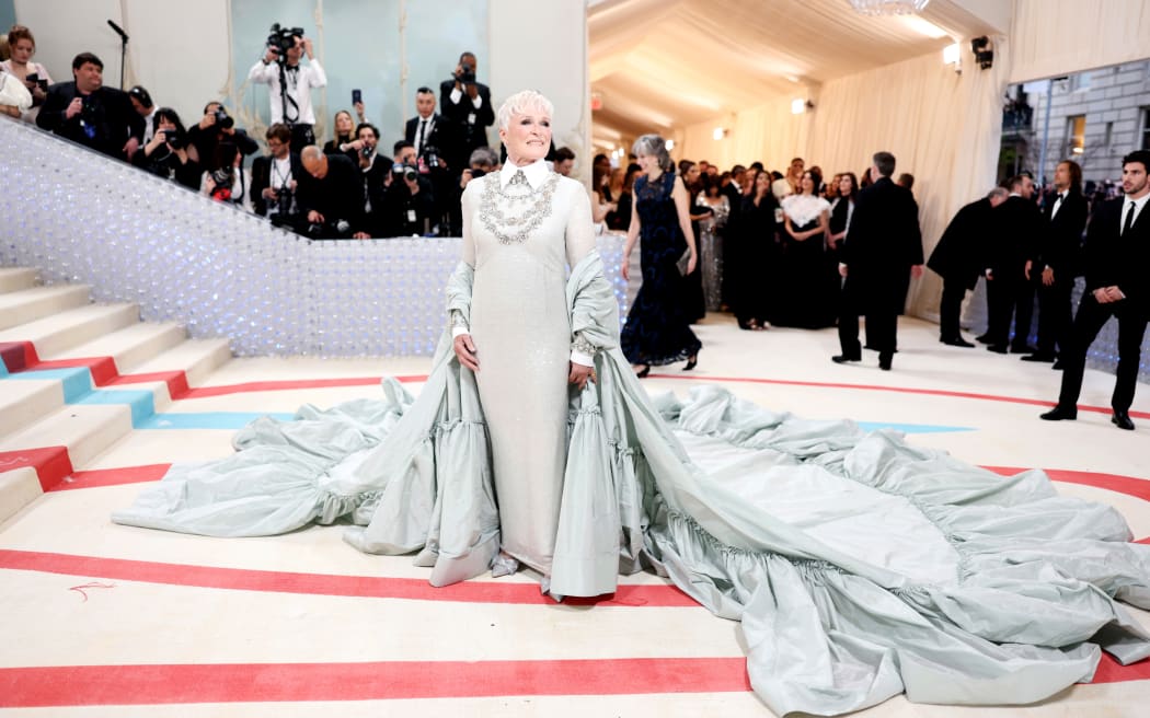 NOWY JORK, NY - 01 MAJA: Glenn Close bierze udział w Met Gala 2023 