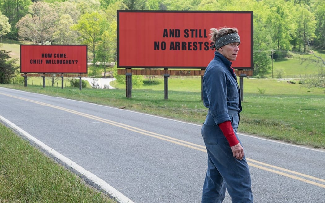 Frances McDormand in 'Three Billboards Outside Ebbing, Missouri'.