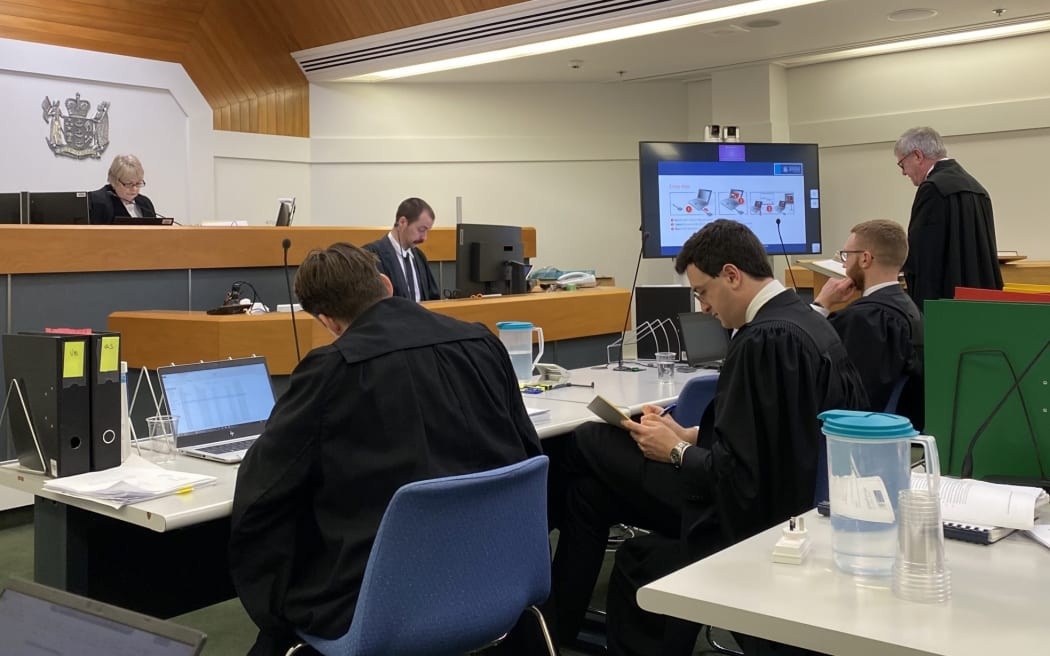 Les Taylor KC gives his opening submissions on behalf of Whatu Ora, to the High Court in Wellington, on Monday, 31 July, 2023.
