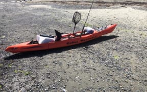 The kayak was found floating in Tarakena Bay.