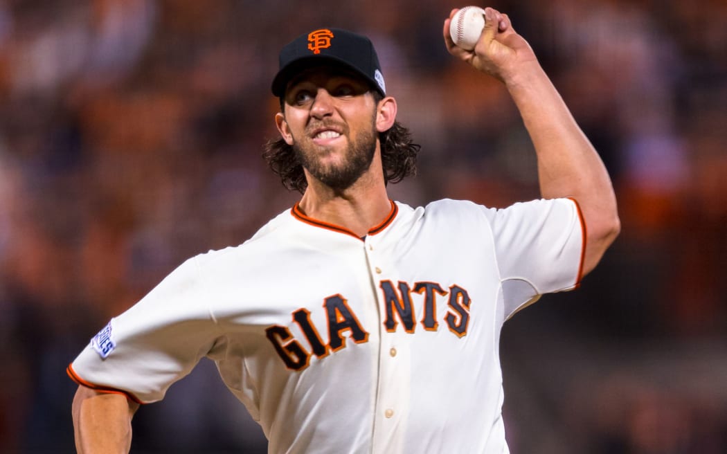 San Francisco Giants' pitcher Madison Bumgarner was named was named Most Valuable Player of the World Series.