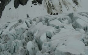 A recovery team made it onto Fox Glacier during a break in the weather on 25 November 2015.