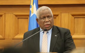 Solomon Islands Prime Minister Rick Hou