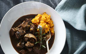 Beef Soaked and Braised in Red Wine