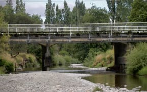 The southbound part of Masterton's Colombo Bridge, which spans the Waipoua River, is slumping and has been fitted with a monitoring system to alert the council should it slump further before it can be repaired.