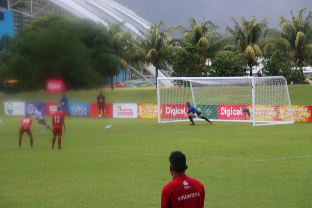Fiji scored what proved to be a match-winning penalty midway through the second half.