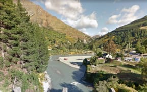 The area around the Shotover Jet base in Queenstown.