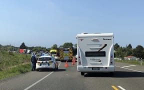 A crash south of Manakau is causing major traffic delays on SH1, north of Otaki.