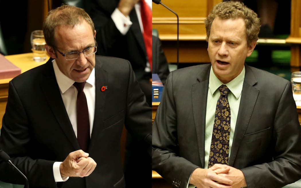 Andrew Little and Russel Norman