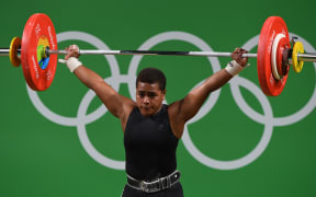 Fiji weightlifter Apolonia Vaivai.